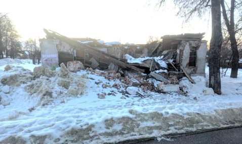 Стены, не выдержавшие зимы: в Кашире рухнул дом XIX века