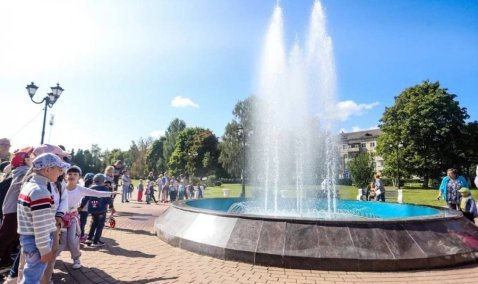 Спустя больше года в Кашире-2 запустили фонтан