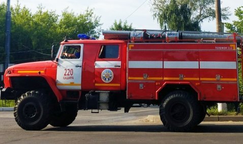 В деревне Барабаново вечером загорелась квартира