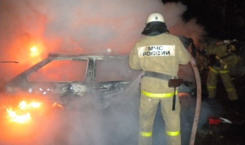 В деревне рядом с Ожерельем сгорел автомобиль