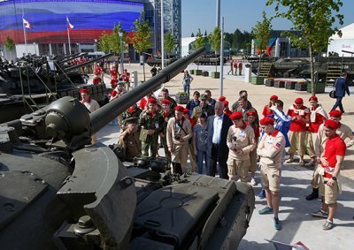 Каширский отряд юнармейцев принял участие во II Всероссийском слете "Юнармии"