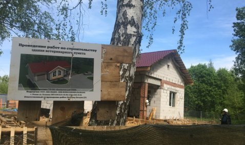 Строительство ветеринарии в Кашире-2 планируется завершить к 31 августа