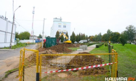 Новый торговый центр строят в Кашире на улице Садовой