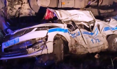 Двое полицейских 16-го батальона ДПС погибли в аварии с грузовиком на трассе «Каспий»