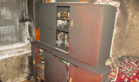 В пожаре на улице Садовой пострадал мужчина 1963 г.р.