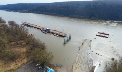 Понтонный мост через Оку на автодороге Озеры – Кашира разведут в период паводка