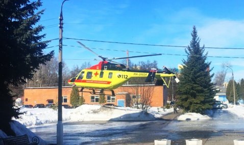 Пострадавший в ДТП на Каширском проспекте 36-летний мужчина доставлен вертолетом в Красногорск