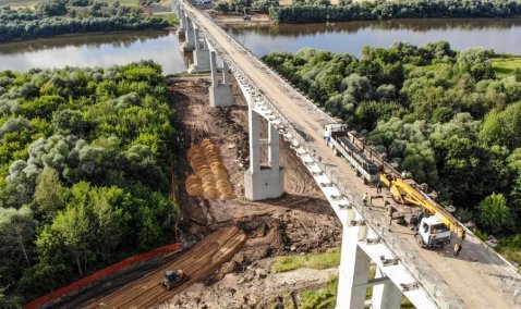 Полтора месяца работ: как проходит ремонт моста через Оку