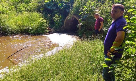 МОС АВС выявил загрязнение реки, которое могло произойти на границе Каширы и Озер