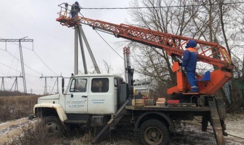 Участки многодетных семей в Ожерелье обеспечили электроэнергией