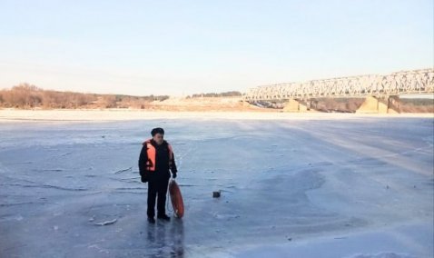 На Оке в Кашире сформировался безопасный ледяной покров, но не везде