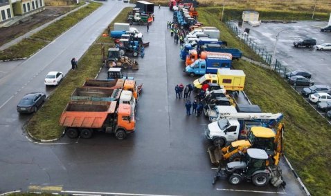 В Кашире отчитались о полной готовности техники к зиме