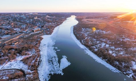 Ледоход отменяется: Ока в районе Каширы практически освободилась от ледяного покрова