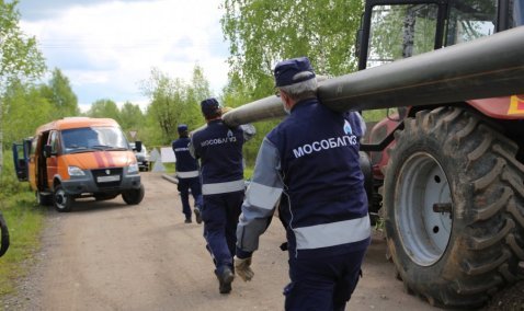 В городском округа Кашира газифицировали еще одну деревню
