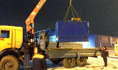 Областные коммунальщики доставили в Каширу передвижную электростанцию для обогрева «Березовой рощи»