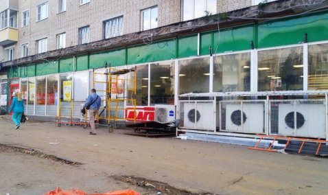 В Кашире-2 закрылся один из магазинов крупной российской сети