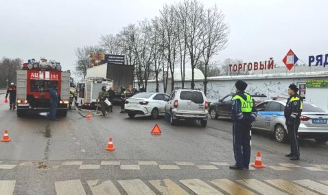 Масштабные учения по ликвидации последствий ДТП прошли в Кашире-1