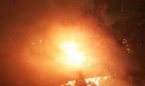 Кафе «Южная ночь» горело вчера вечером в Кашире-2