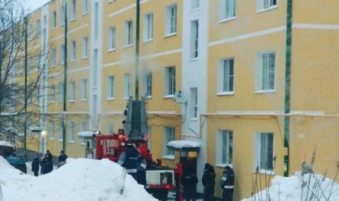 На пожаре в квартире на ул. Сергея Ионова обошлось без пострадавших