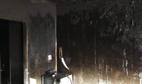 Мебель и бытовая техника сгорели в результате квартирного пожара в Кашире