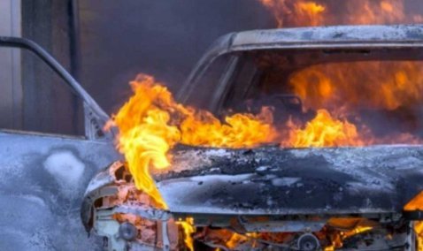 Возгорание машины в Ледово ликвидировали каширские пожарные