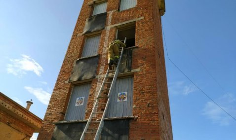 Ожерельевские пожарные провели пожарно-тактические занятия