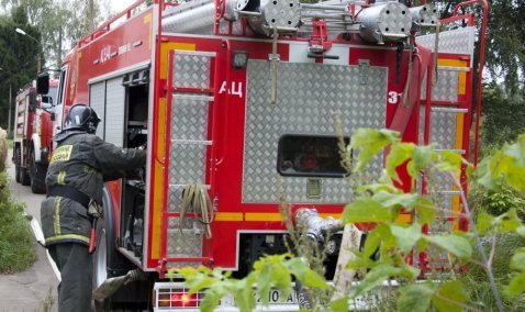 Пожарные в Кашире потушили горящую кухню в пятиэтажном доме