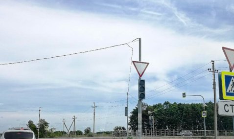 Светофор на опасном перекрестке Никулино – Яковское трассы «Каспий» не планируют переводить в полноценный режим работы