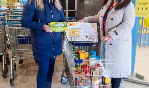 Почти 50 килограммов продуктов питания собрали в Кашире в рамках благотворительной акции