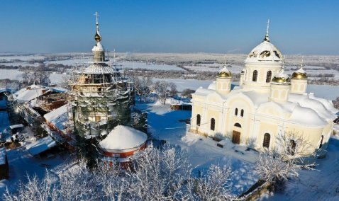 Подпорную стену Никитского монастыря достроят к концу зимы