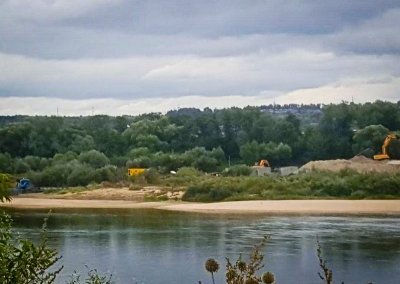 В Колтово пресекли нелегальную добычу песка