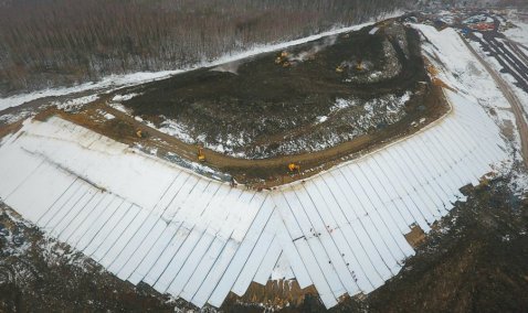 Накануне сдачи: с рекультивируемого полигона ТБО в Ожерелье вывезут опасный фильтрат