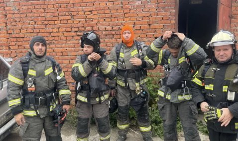 Без света и воздуха: спасатели Каширы отработали действия в теплодымокамере
