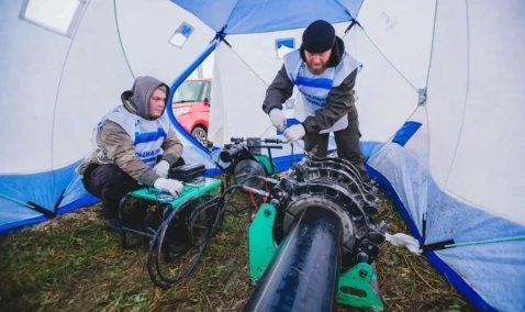 Долгожданный газ пришел в деревню Андреевское под Каширой