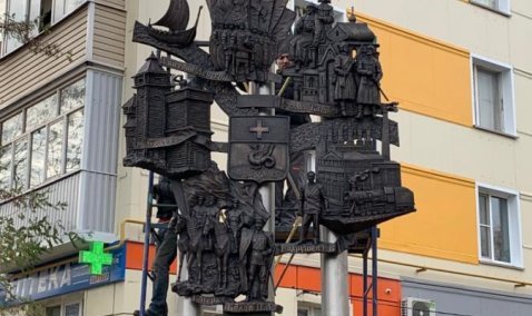 Памятный знак к 665-летию города установили в Кашире-2