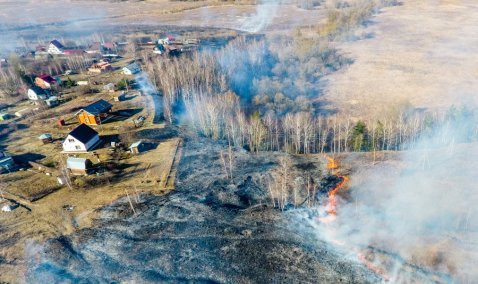В Кашире определены три населенных пункта, подверженных угрозе лесных пожаров