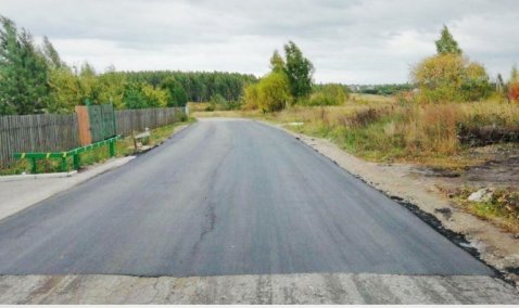 Отремонтирована часть проблемного участка дороги между «Новотрансом» и Ожерельем