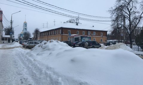 За последние сутки в Кашире выпало более 2мм снега