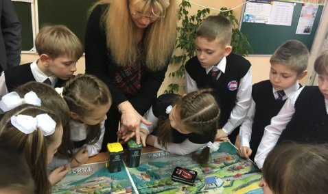 Делегация из Франции провела для школьников урок по экологии