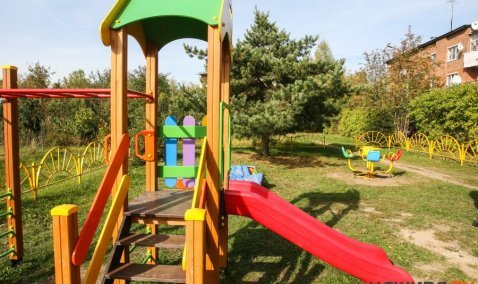 Больше 70 детских игровых площадок обновили в Кашире