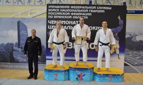 Сотрудник Каширского отдела вневедомственной охраны стал призером чемпионата России по дзюдо