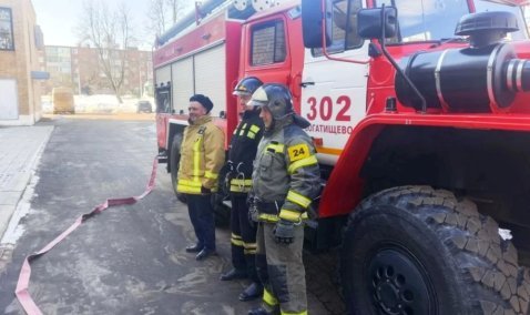 «Огонь» в сельском Доме культуры ликвидировали каширские пожарные