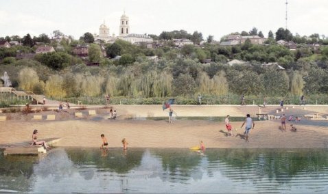 Пляж, лодочная станция, родники – что планируется построить на набережной в Кашире