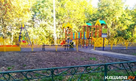 Еще девять детских площадок установят в городском округе Кашира до конца года