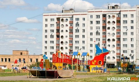 Две современные детские площадки открыли в Кашире