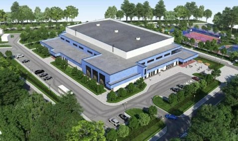 Строительство ледовой арены в Кашире возобновят только в следующем году