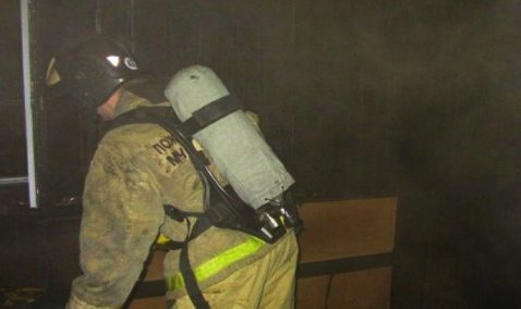 В результате пожара в Ожерелье пострадал один человек