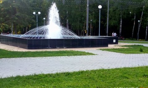 Два фонтана из трех заработали в городском округе Кашира