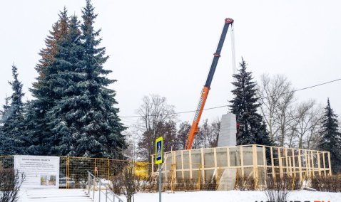 Работы по капитальному ремонту обелиска в Кашире-2 планируют завершить к марту