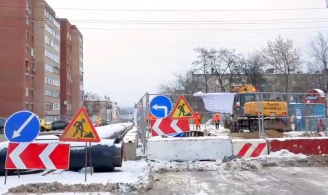 Движение транспорта, кроме автобусов, восстановят на улице Садовой в Кашире-2